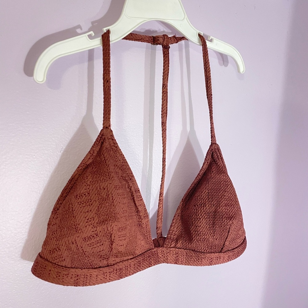 NWOT Billabong Burnt Pink Bikini Top
